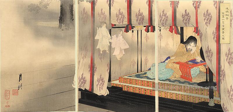 empereur aller Daigo 1890 Ogata Gekko ukiyo e Peintures à l'huile